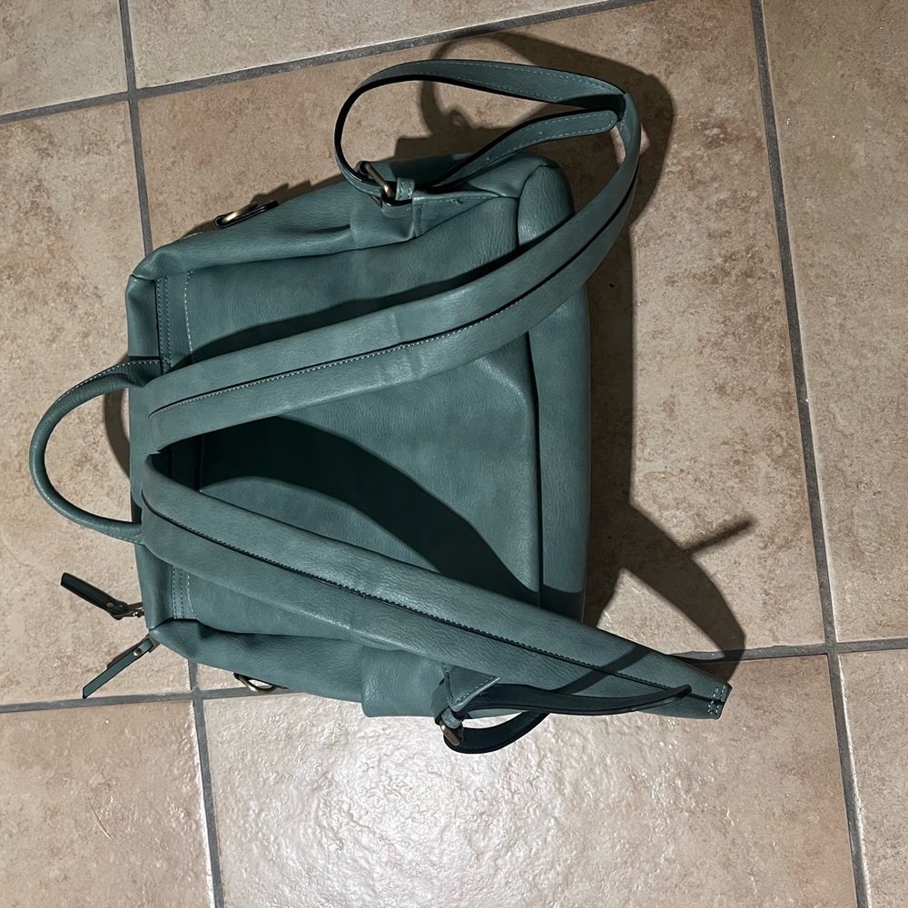 Chic Teal Backpack for Women - Picture 3 of 11